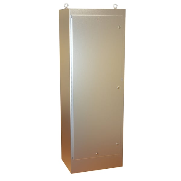 Hammond 1/4 Turn Latch Electrical Enclosures, 72.06 in H, 18.06 in D, 25.06 in W, NEMA 4X, Stainless Steel 1418N4SSW18QT - main